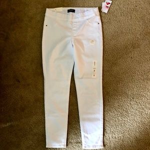 White "ROCKSTAR" Jeggings